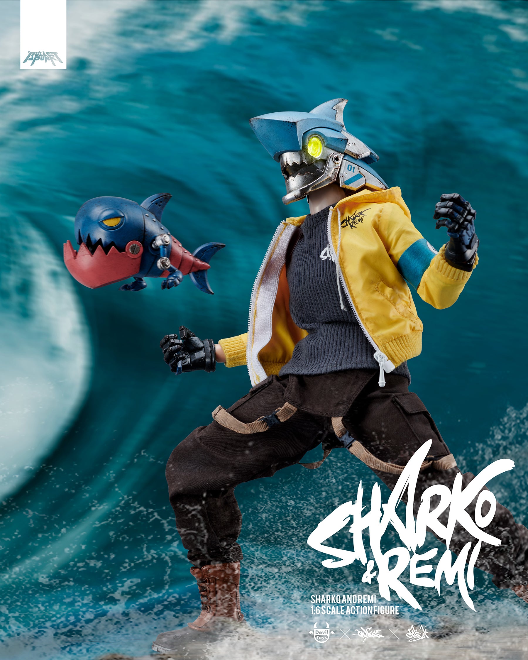 SHARKO & REMI 1/6 SCALE FIGURES(Yellow Submariner) By Quiccs x CHKDSK x Devil Toys