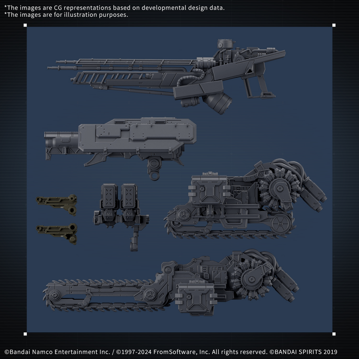 30MM ARMORED CORE Ⅵ FIRES OF RUBICON RaD CC-3000 WRECKER MILK TOOTH