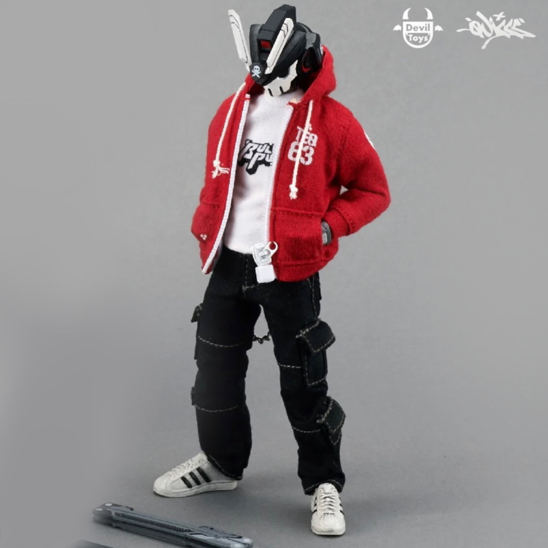 OG Red TEQ63 1:12 Action Figure Devil Toys x FLABSLAB x Quiccs