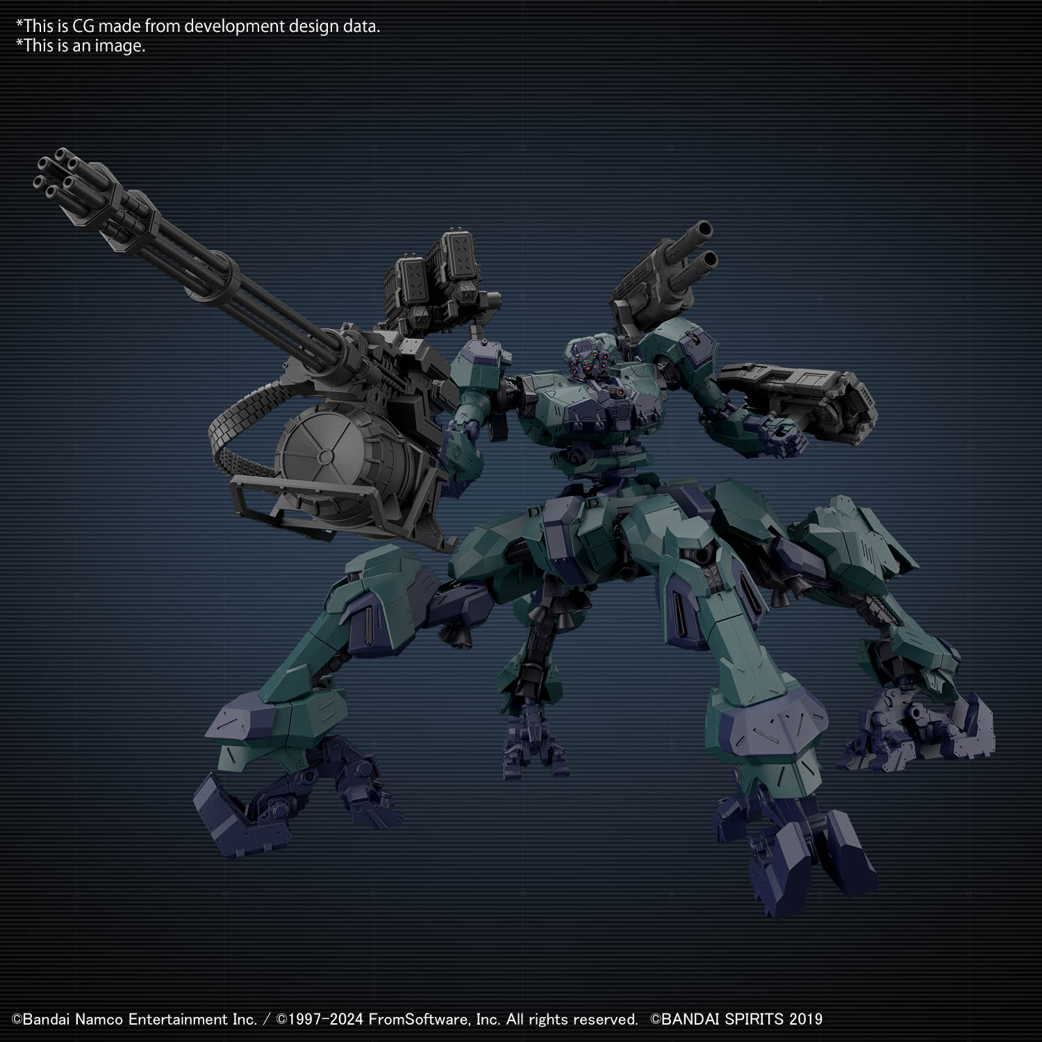 30MM ARMORED CORE Ⅵ FIRES OF RUBICON Balam Industries BD-011 Melander (Liger Tail Ver.) Model Kit