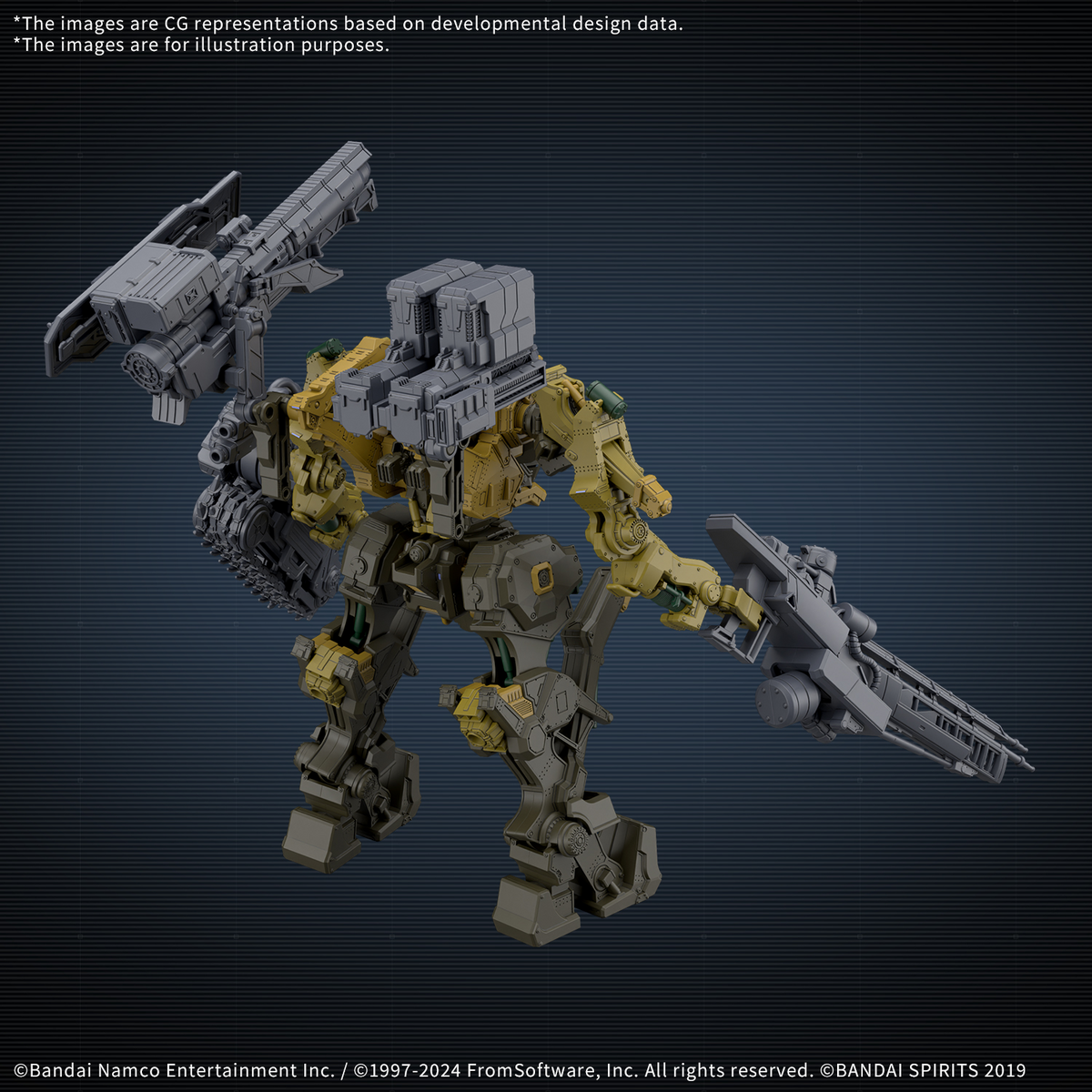 30MM ARMORED CORE Ⅵ FIRES OF RUBICON RaD CC-3000 WRECKER MILK TOOTH