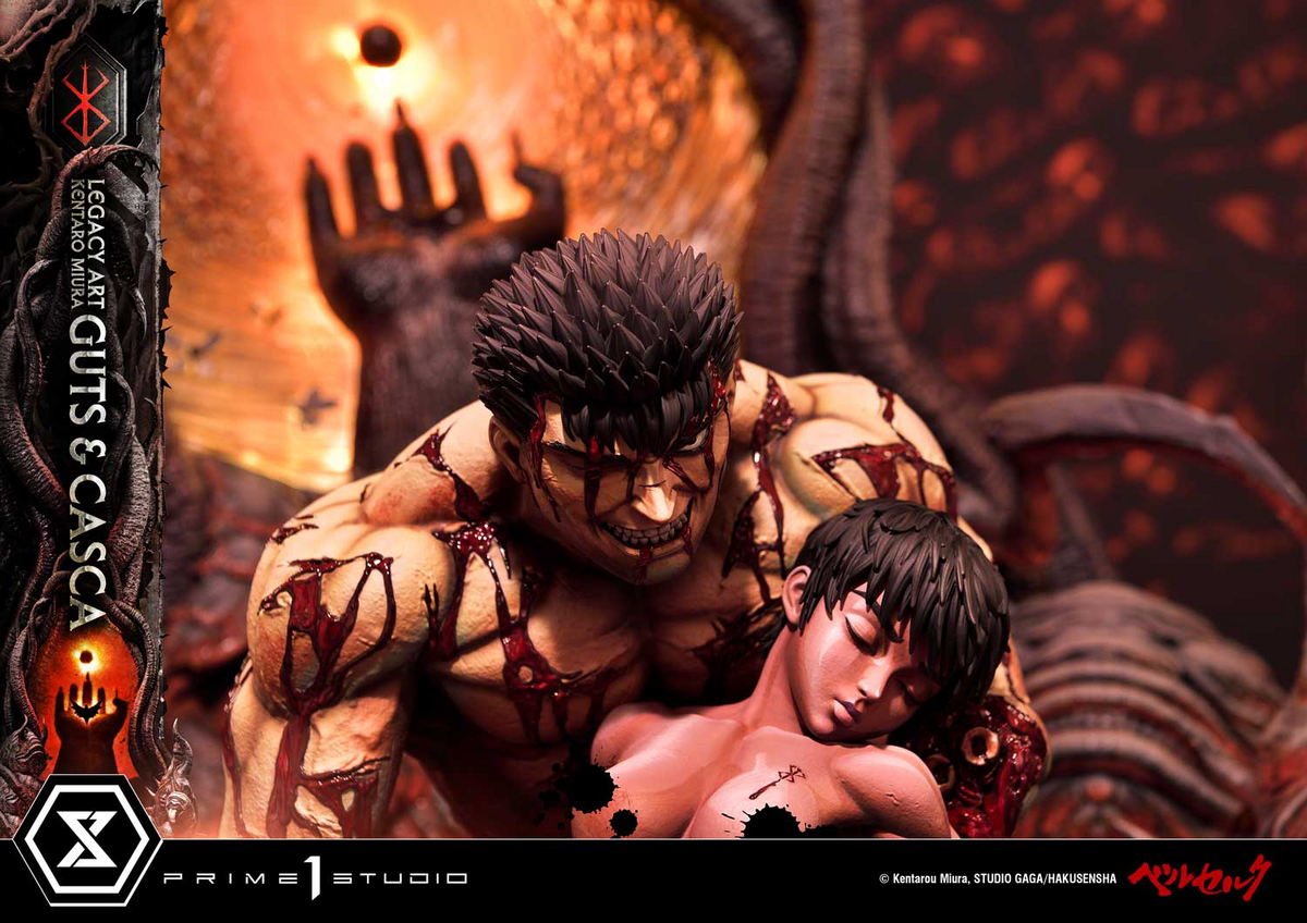 Guts and Casca Prime 1 Studio Legacy Art "Kentaro Miura" Berserk