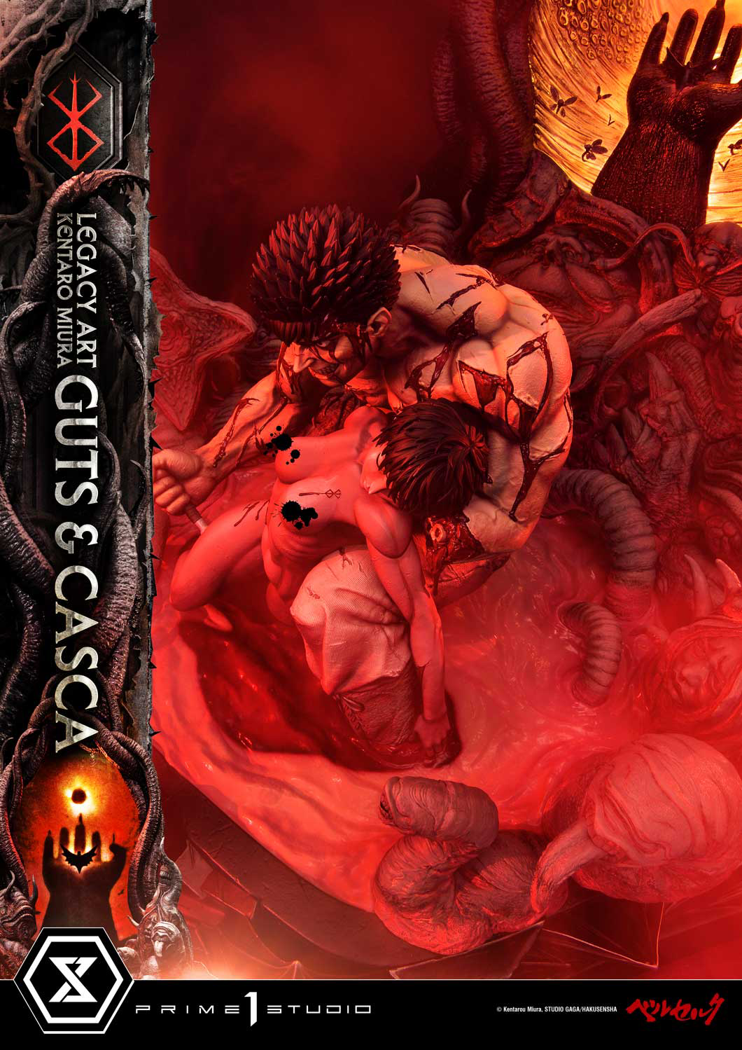 Guts and Casca Prime 1 Studio Legacy Art "Kentaro Miura" Berserk