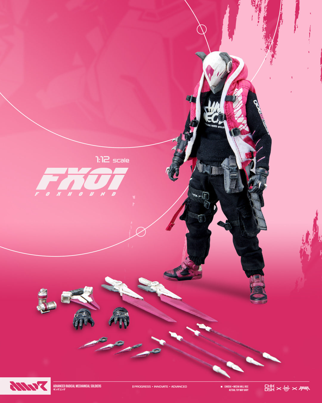 (MWR VOL 2: MAGNUM + FX01 1/12 Scale Figures by CHKDSK x Devil Toys x Quiccs