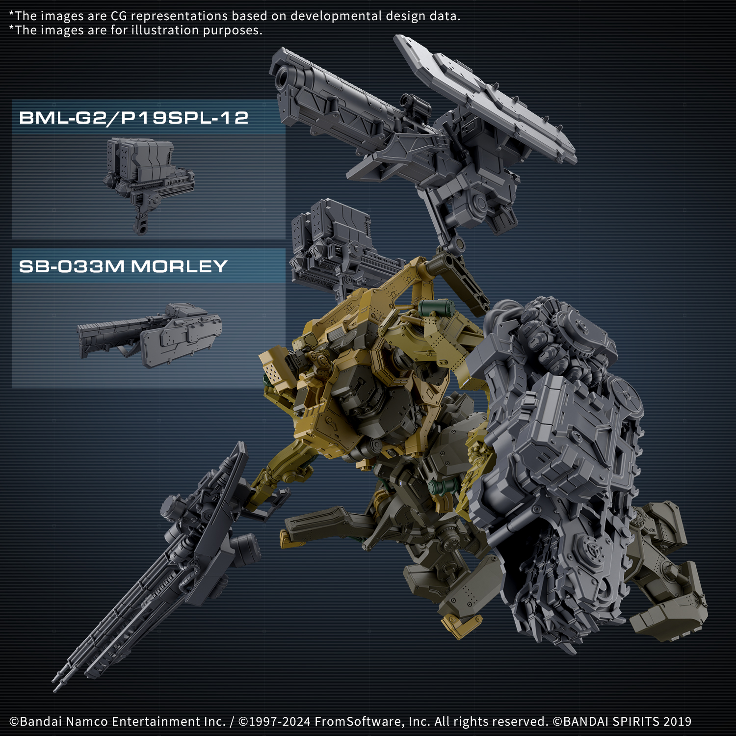 30MM ARMORED CORE Ⅵ FIRES OF RUBICON RaD CC-3000 WRECKER MILK TOOTH