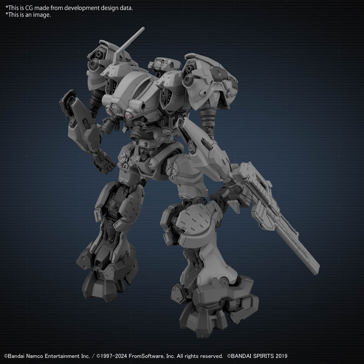 30MM ARMORED CORE Ⅵ FIRES OF RUBICON RaD CC-2000 Orbiter Model Kit