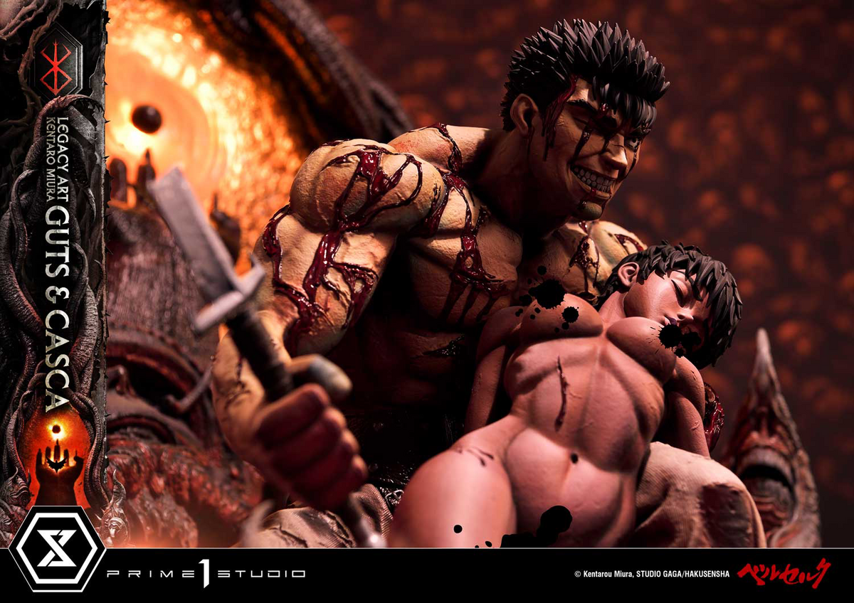 Guts and Casca Prime 1 Studio Legacy Art "Kentaro Miura" Berserk