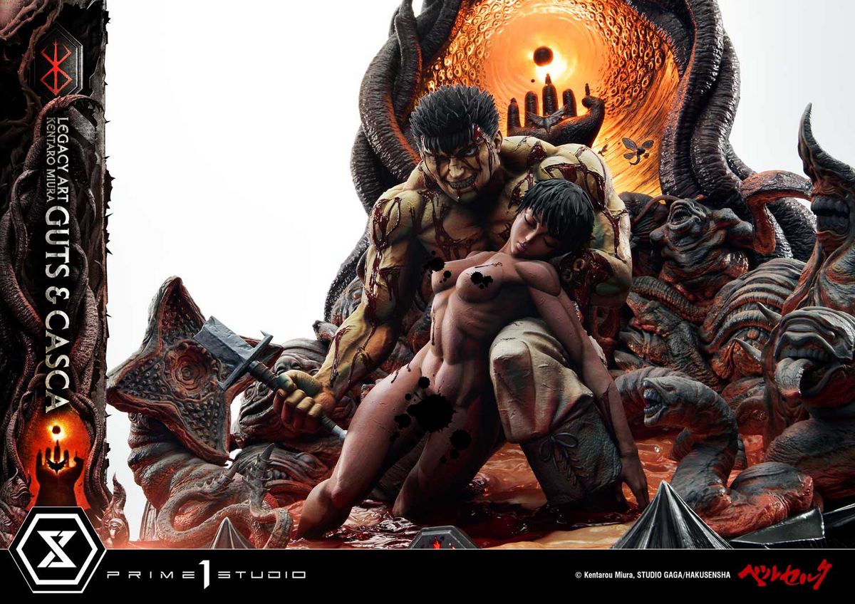 Guts and Casca Prime 1 Studio Legacy Art "Kentaro Miura" Berserk