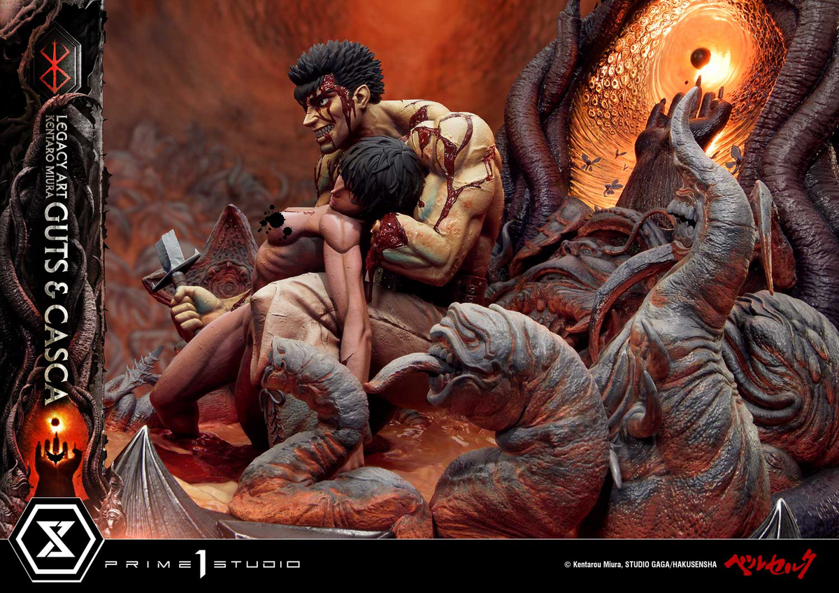 Guts and Casca Prime 1 Studio Legacy Art "Kentaro Miura" Berserk