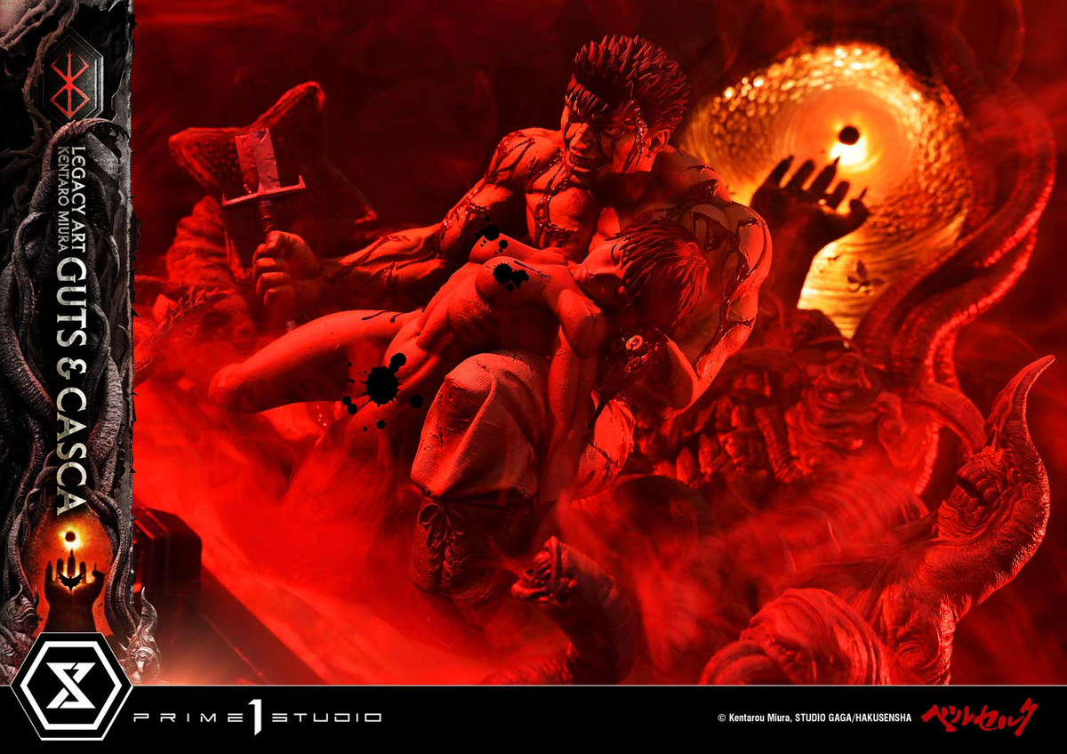 Guts and Casca Prime 1 Studio Legacy Art "Kentaro Miura" Berserk