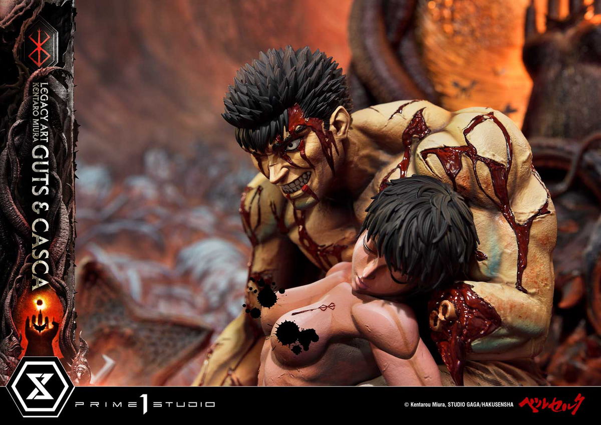 Guts and Casca Prime 1 Studio Legacy Art "Kentaro Miura" Berserk