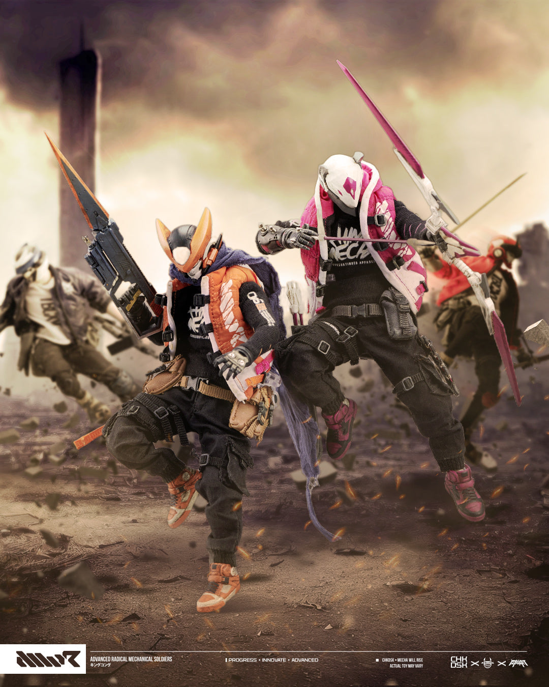 (MWR VOL 2: MAGNUM + FX01 1/12 Scale Figures by CHKDSK x Devil Toys x Quiccs