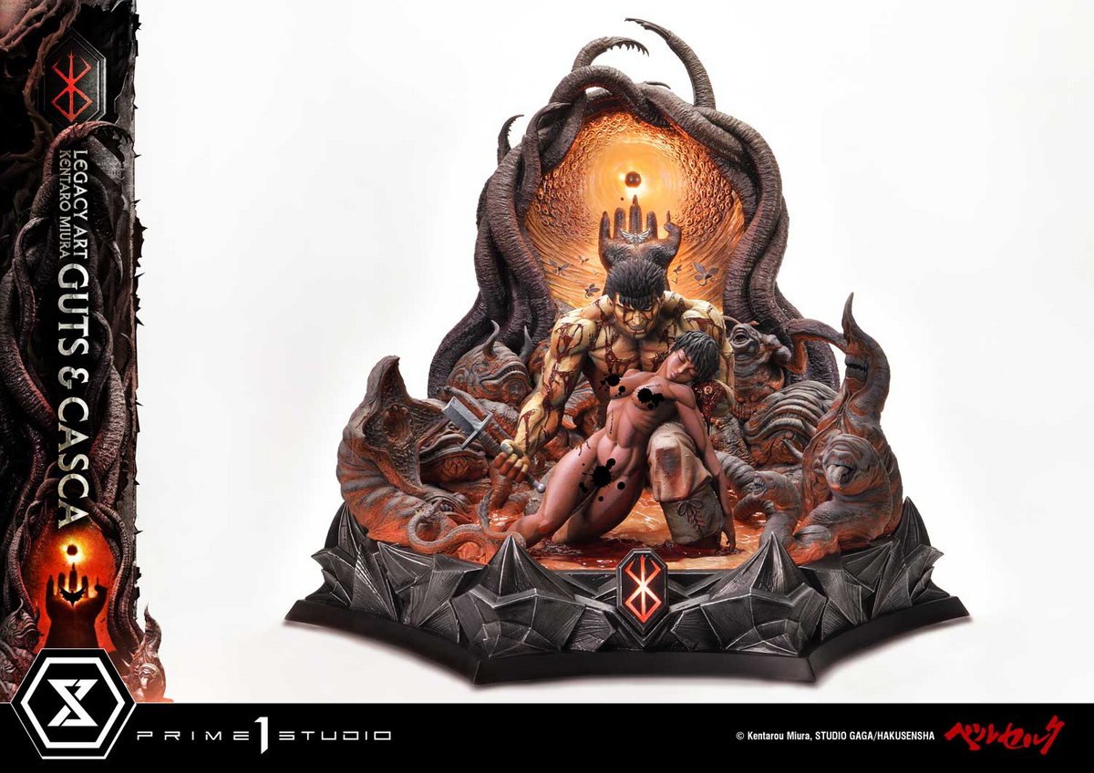 Guts and Casca Prime 1 Studio Legacy Art "Kentaro Miura" Berserk
