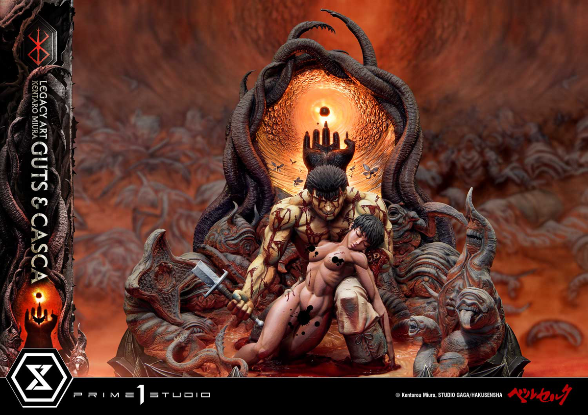 Guts and Casca Prime 1 Studio Legacy Art "Kentaro Miura" Berserk