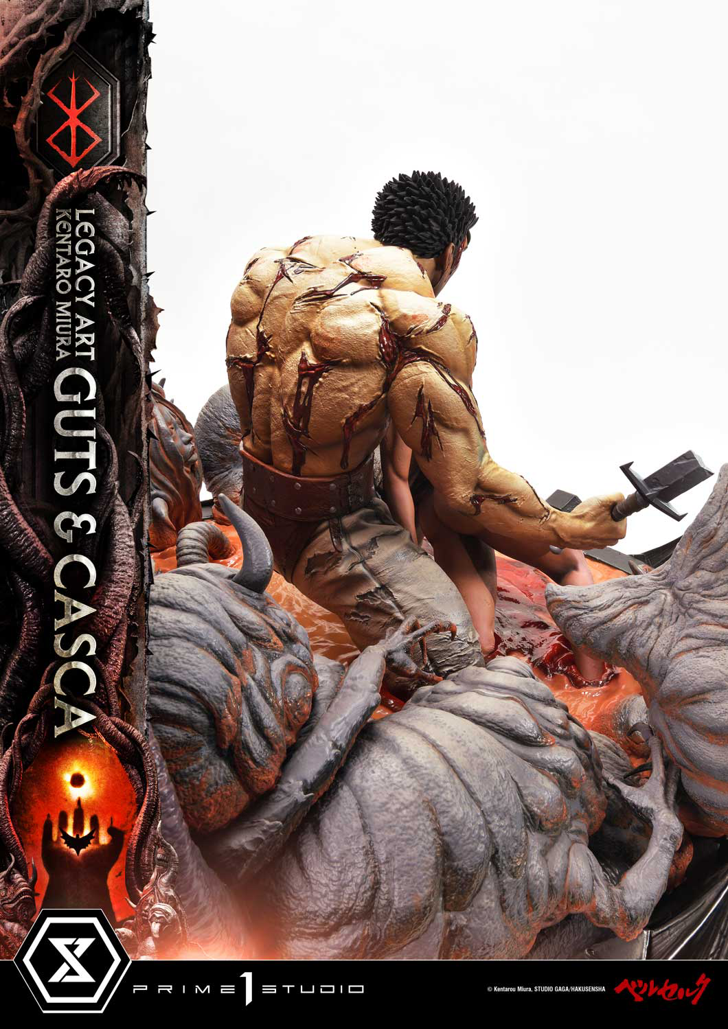 Guts and Casca Prime 1 Studio Legacy Art "Kentaro Miura" Berserk
