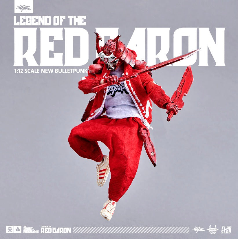 THE GHOST OF KUROSAWA Legend of Red Baron Edition 1:12  Action Figure Devil Toys x FLABSLAB x Quiccs