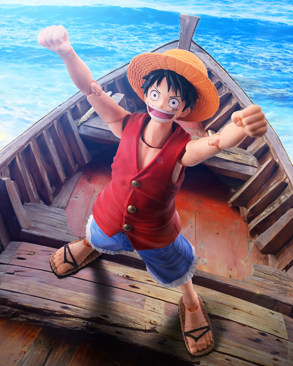 MONKEY.D.LUFFY -ROMANCE DAWN- &quot;ONE PIECE&quot;, TAMASHII NATIONS S.H.Figuarts
