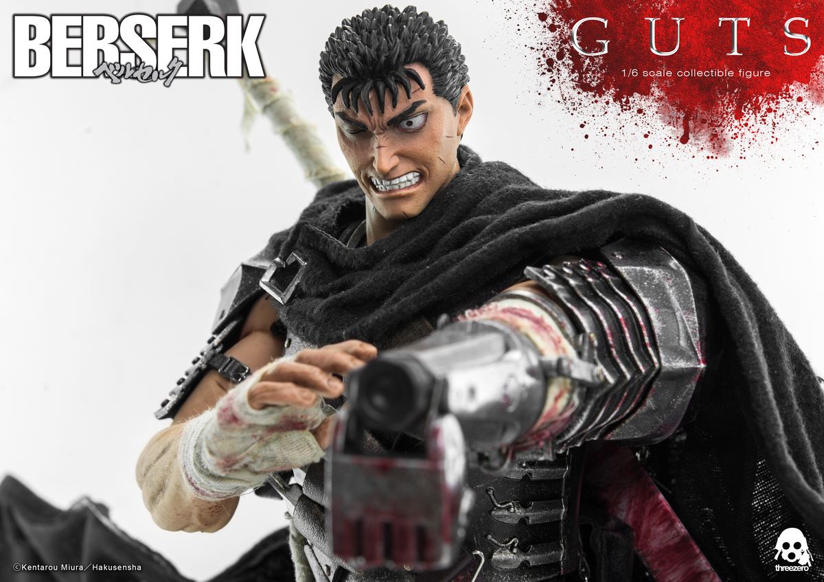 Berserk Guts The Black Swordsman 1/6 Scale Figure by Three Zero