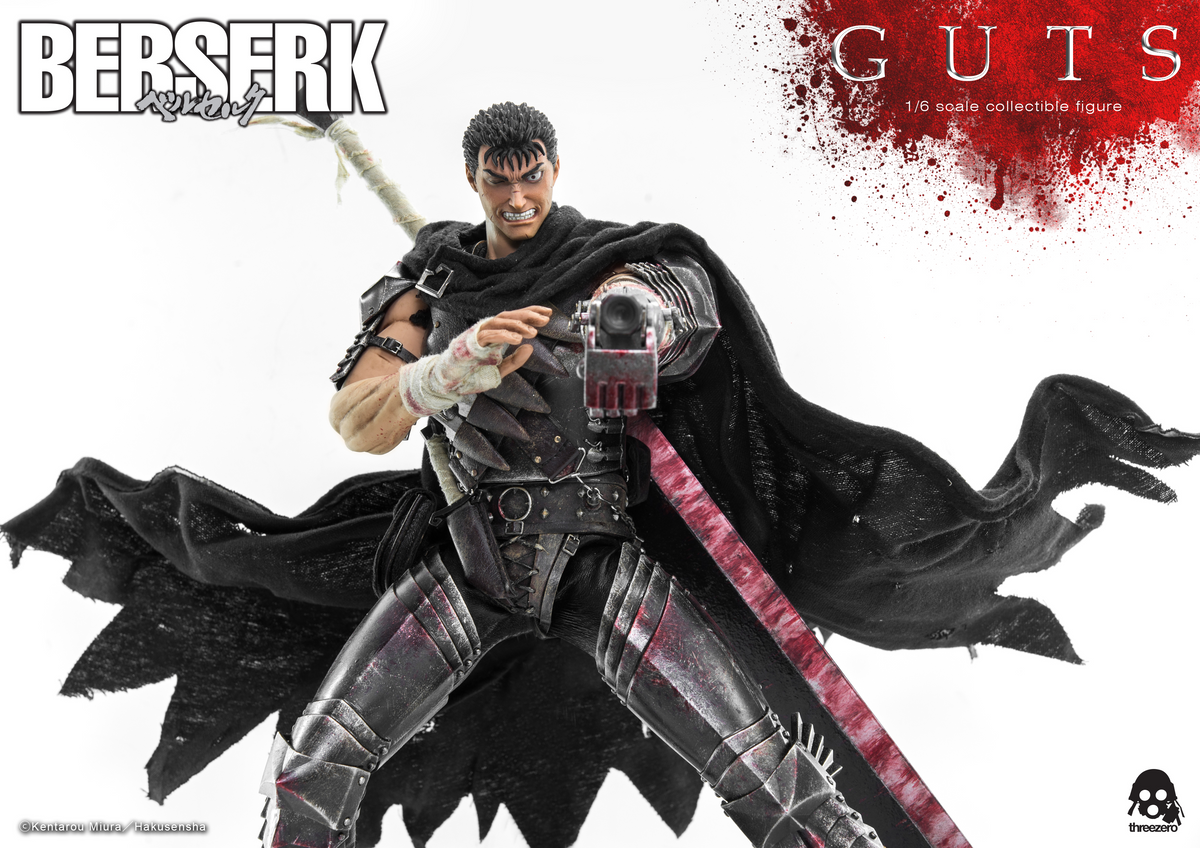 Berserk Guts The Black Swordsman 1/6 Scale Figure by Three Zero