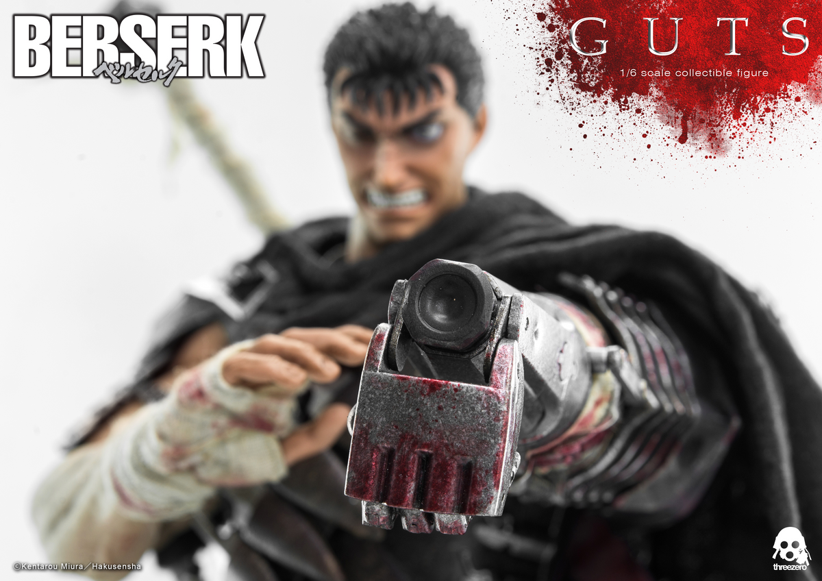 Berserk Guts The Black Swordsman 1/6 Scale Figure by Three Zero