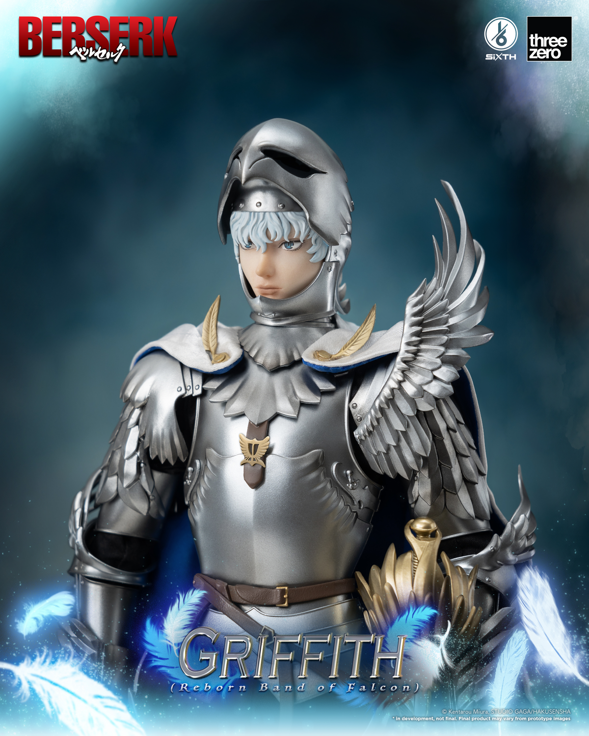 Berserk Griffith (Reborn Band of Falcon) 1/6 Scale Figure by Three Zero