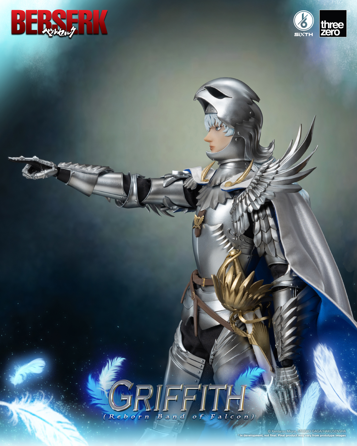 Berserk Griffith (Reborn Band of Falcon) 1/6 Scale Figure by Three Zero