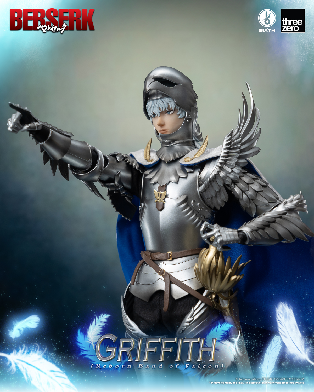 Berserk Griffith (Reborn Band of Falcon) 1/6 Scale Figure by Three Zero