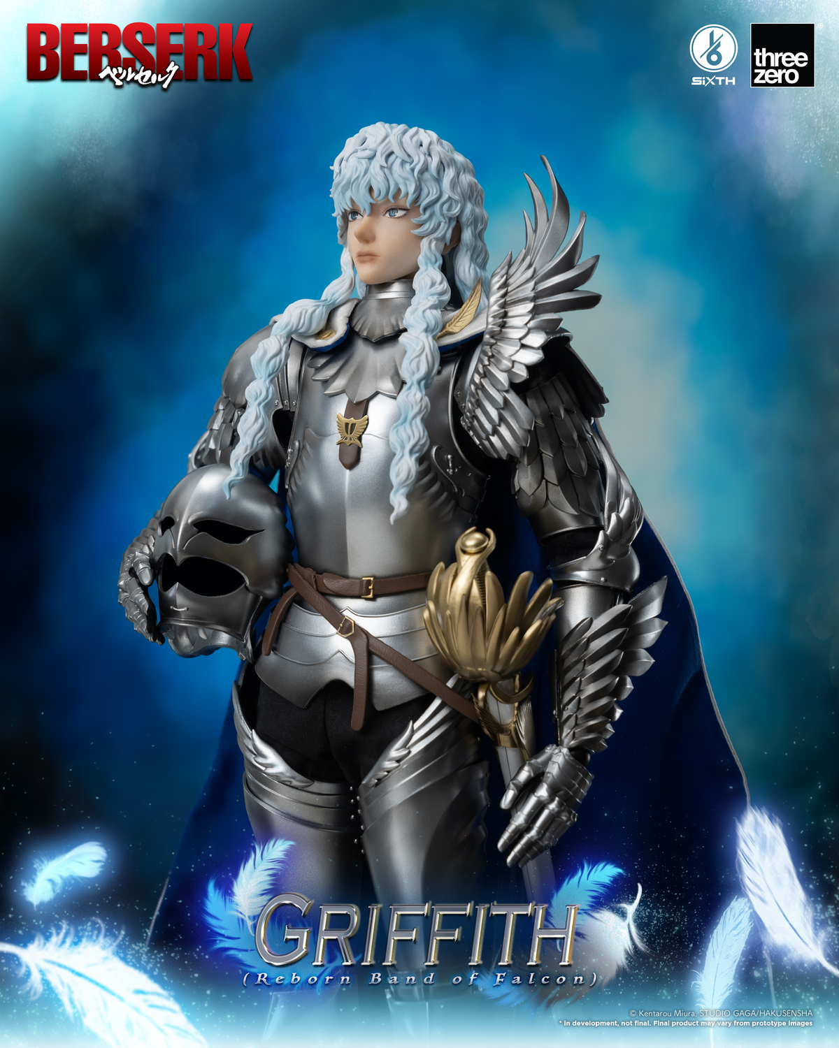 Berserk Griffith (Reborn Band of Falcon) 1/6 Scale Figure by Three Zero