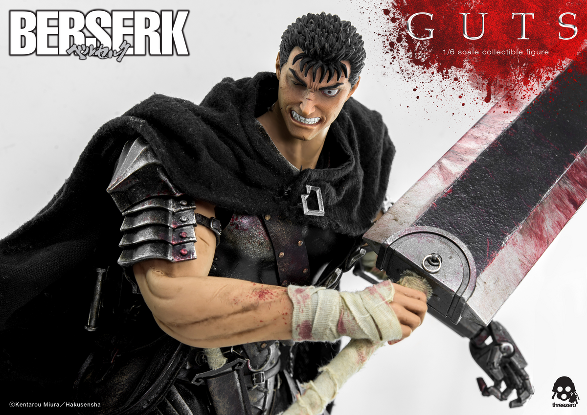Berserk Guts The Black Swordsman 1/6 Scale Figure by Three Zero