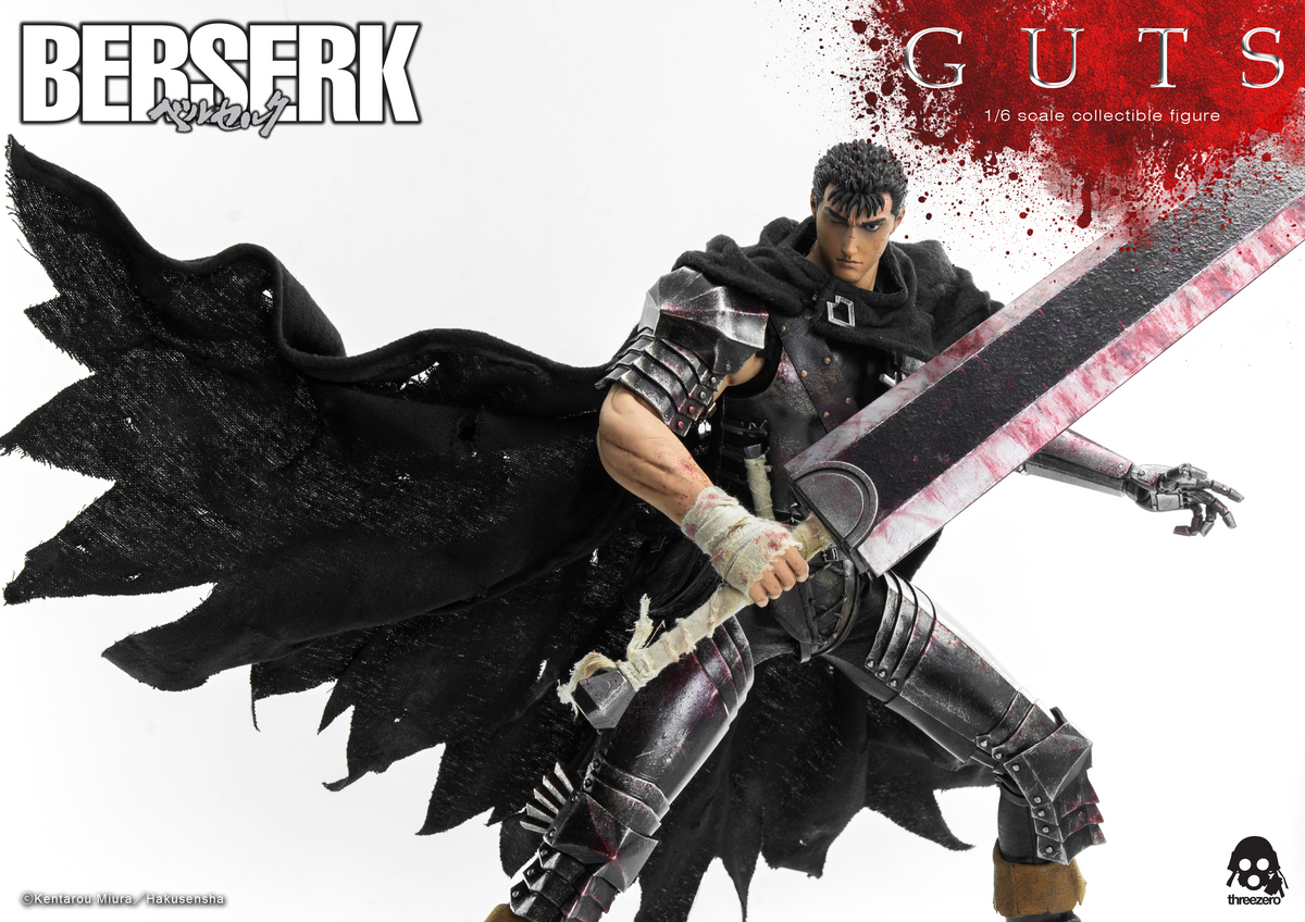 Berserk Guts The Black Swordsman 1/6 Scale Figure by Three Zero