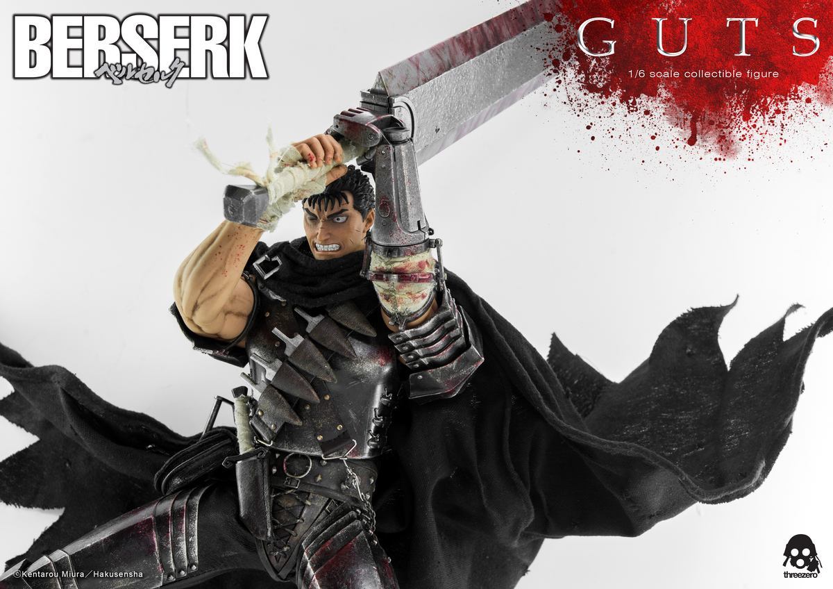 Berserk Guts The Black Swordsman 1/6 Scale Figure by Three Zero