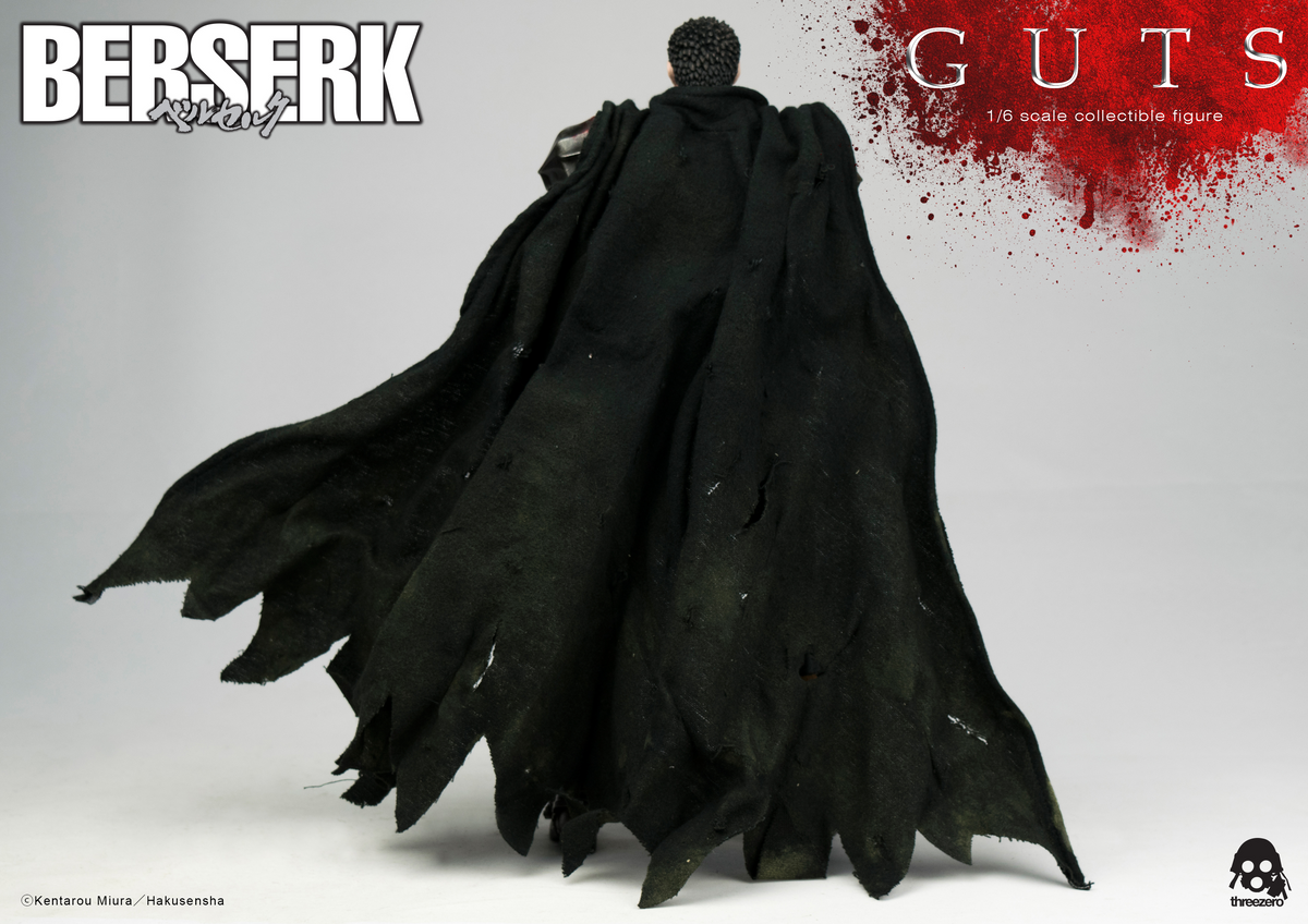 Berserk Guts The Black Swordsman 1/6 Scale Figure by Three Zero