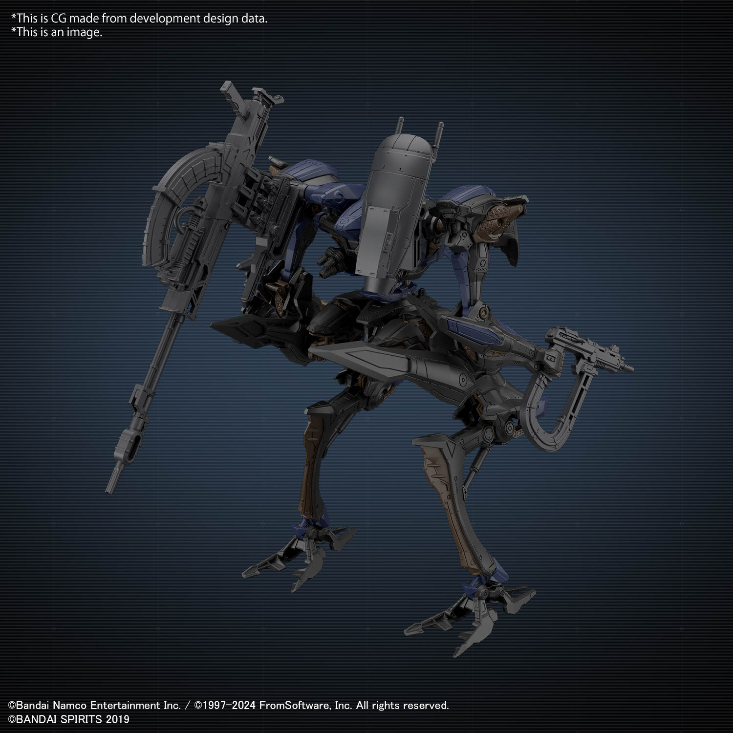 BANDAI Hobby 30MM ARMORED CORE Ⅵ FIRES OF RUBICON SCHNEIDER NACHTREIHER/40E STEEL HAZE