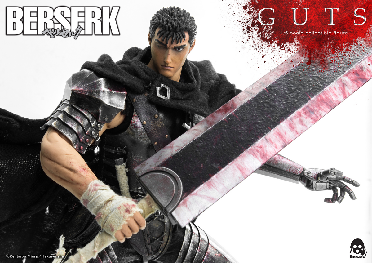 Berserk Guts The Black Swordsman 1/6 Scale Figure by Three Zero