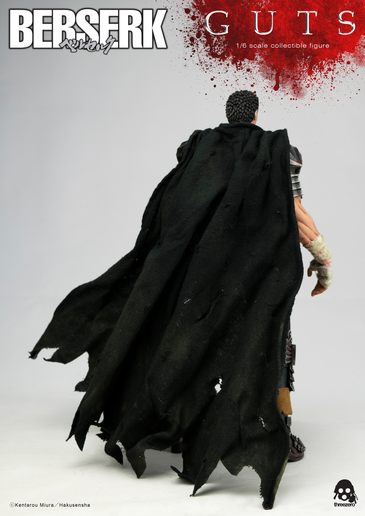 Berserk Guts The Black Swordsman 1/6 Scale Figure by Three Zero