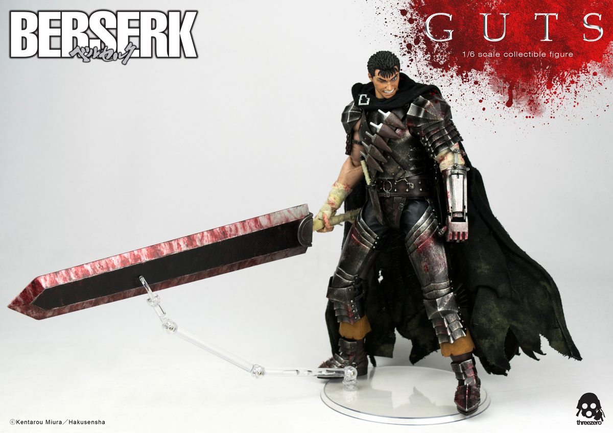 Berserk Guts The Black Swordsman 1/6 Scale Figure by Three Zero
