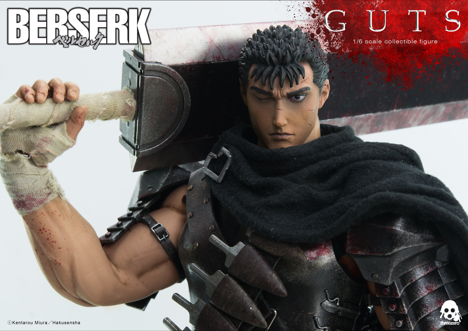 Berserk Guts The Black Swordsman 1/6 Scale Figure by Three Zero