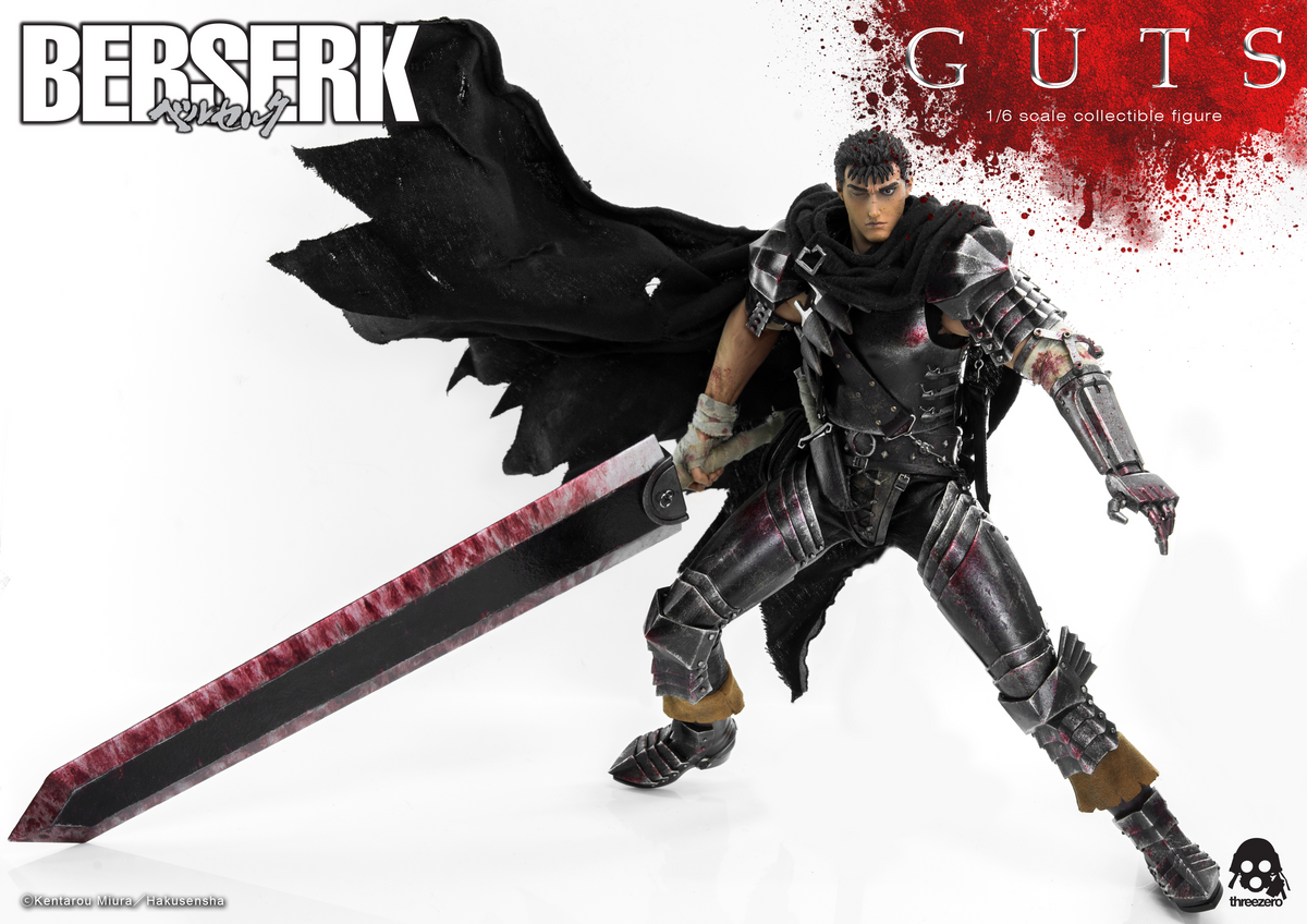 Berserk Guts The Black Swordsman 1/6 Scale Figure by Three Zero