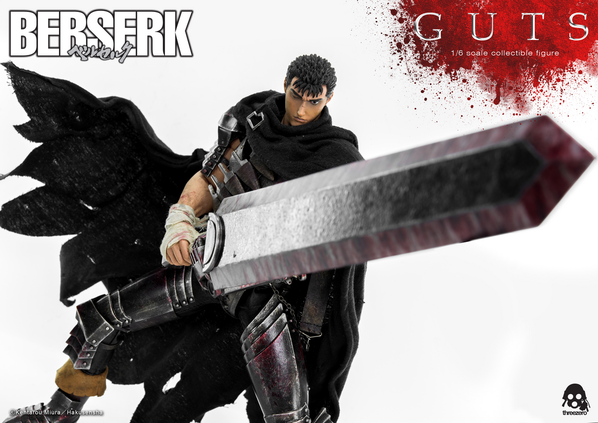 Berserk Guts The Black Swordsman 1/6 Scale Figure by Three Zero