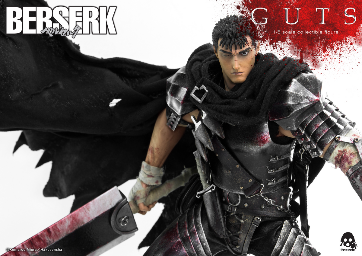 Berserk Guts The Black Swordsman 1/6 Scale Figure by Three Zero