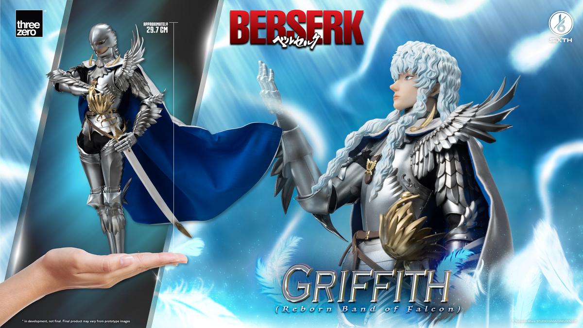 Berserk Griffith (Reborn Band of Falcon) 1/6 Scale Figure by Three Zero