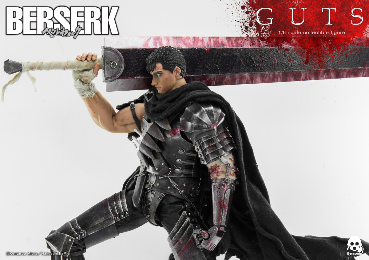 Berserk Guts The Black Swordsman 1/6 Scale Figure by Three Zero