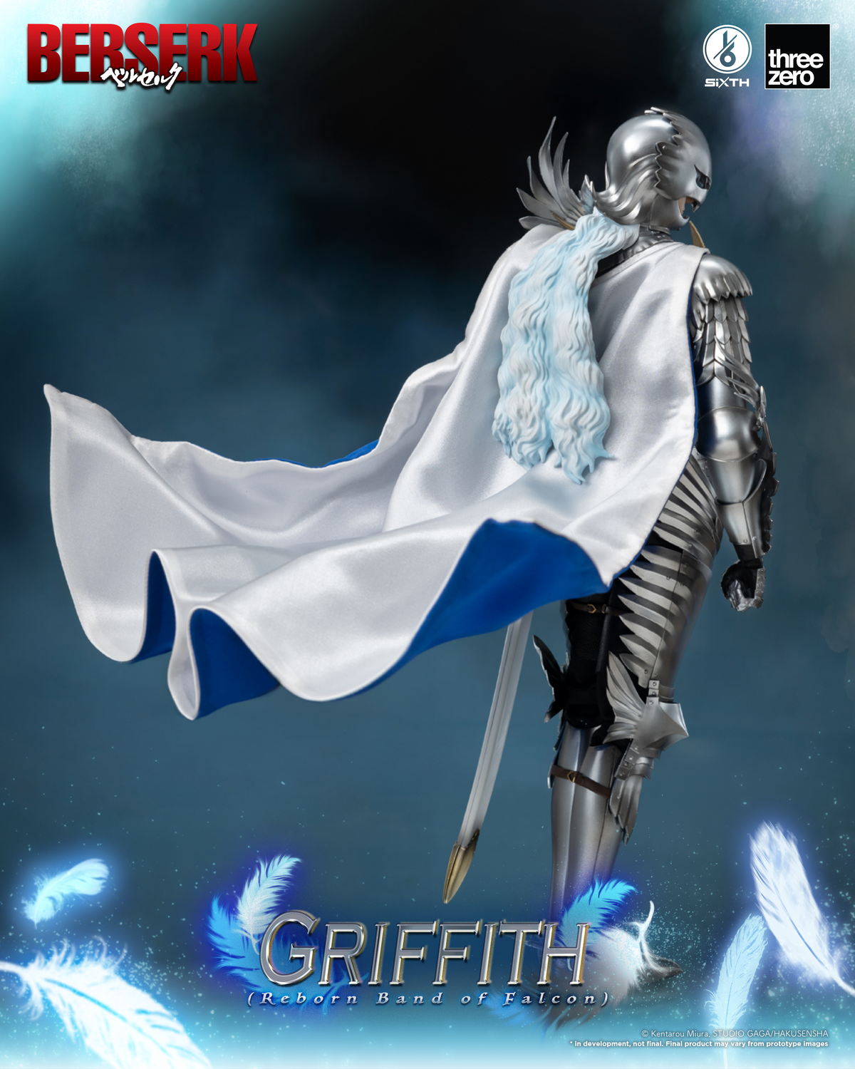 Berserk Griffith (Reborn Band of Falcon) 1/6 Scale Figure by Three Zero