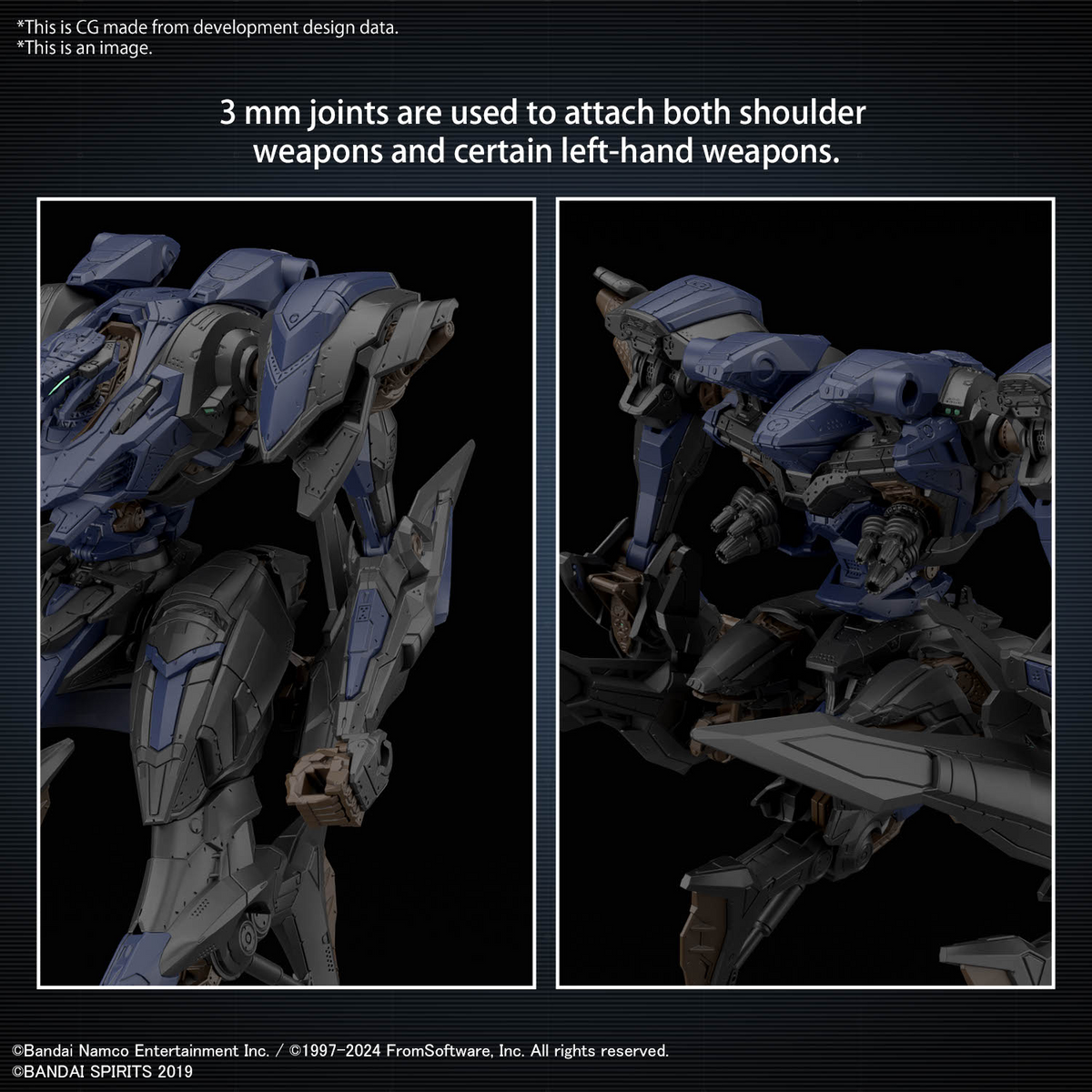 BANDAI Hobby 30MM ARMORED CORE Ⅵ FIRES OF RUBICON SCHNEIDER NACHTREIHER/40E STEEL HAZE