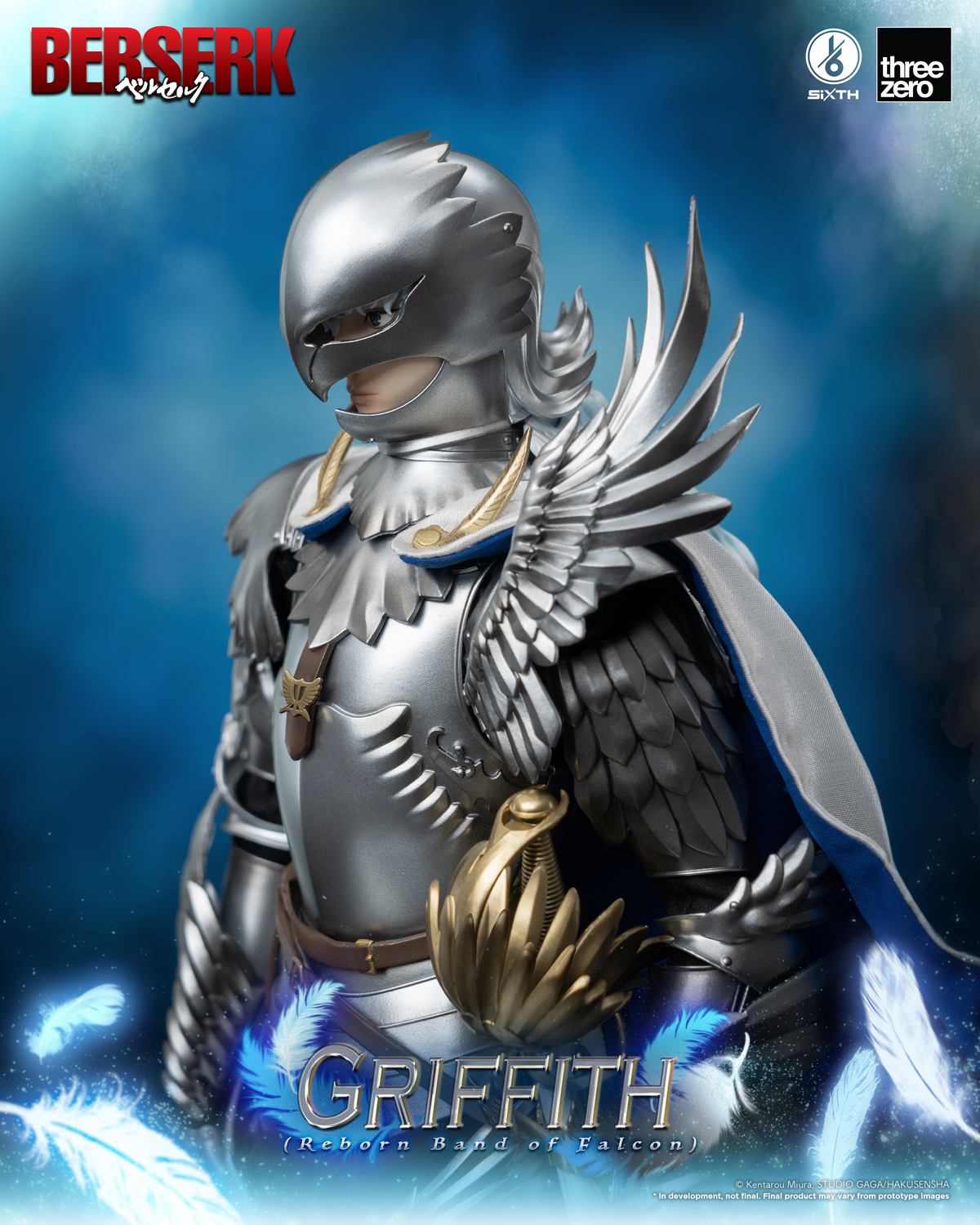 Berserk Griffith (Reborn Band of Falcon) 1/6 Scale Figure by Three Zero