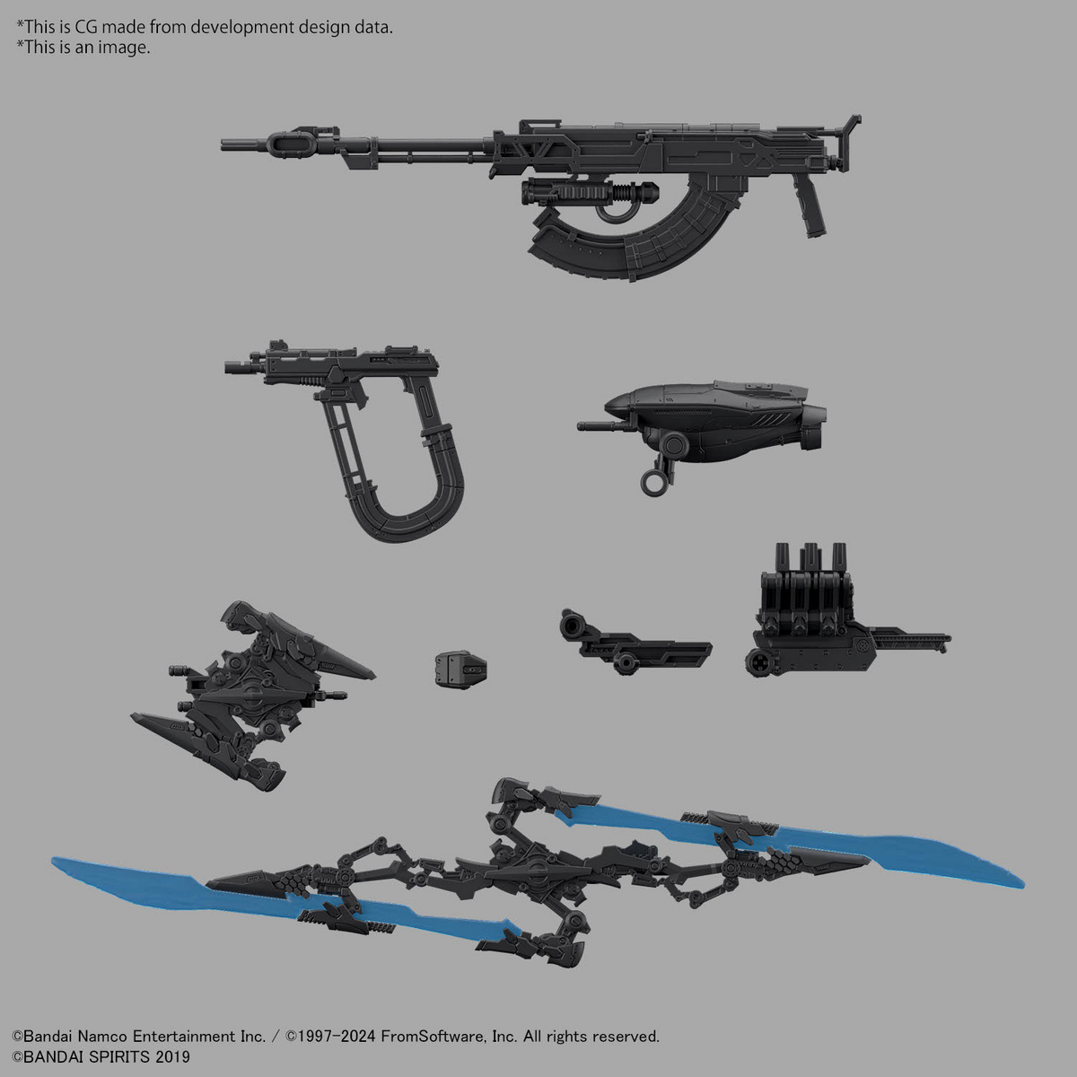 BANDAI Hobby 30MM ARMORED CORE Ⅵ FIRES OF RUBICON SCHNEIDER NACHTREIHER/40E STEEL HAZE