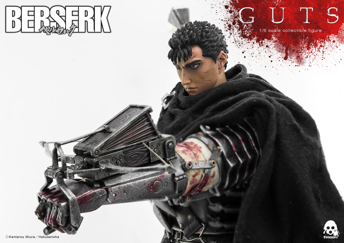 Berserk Guts The Black Swordsman 1/6 Scale Figure by Three Zero