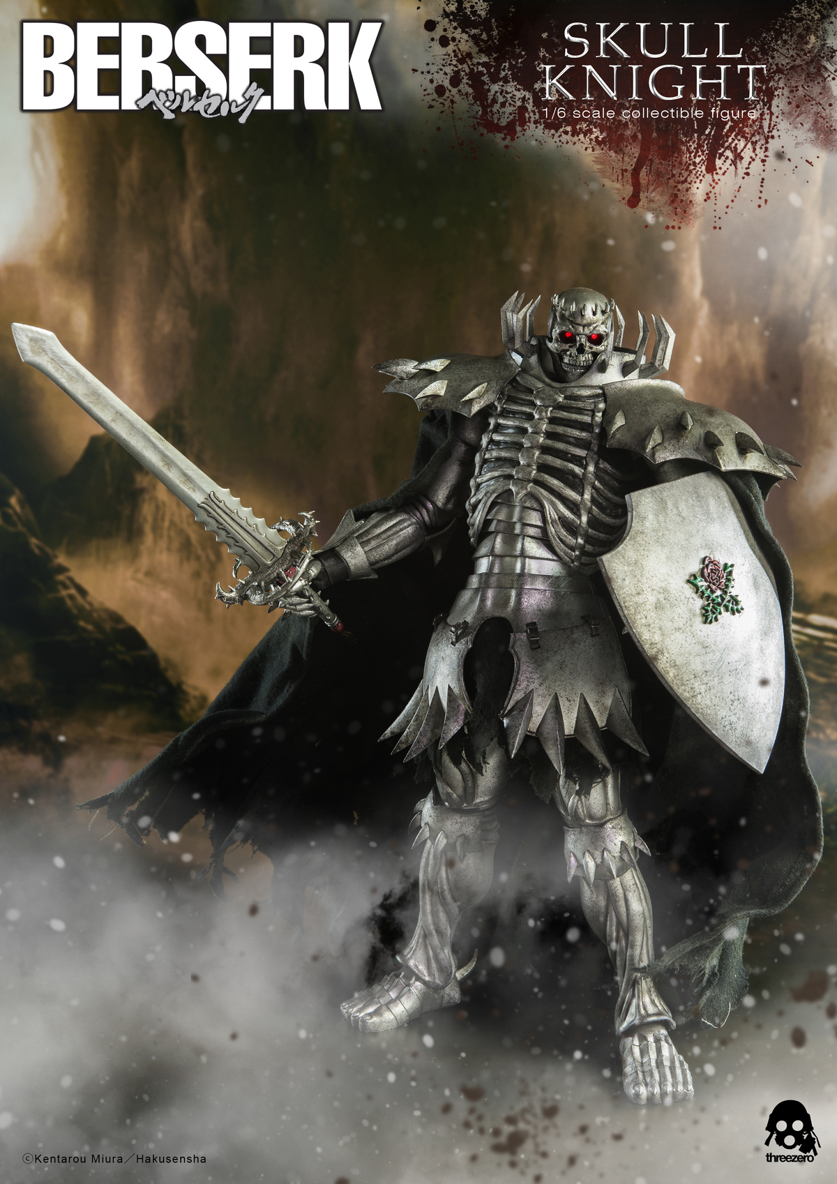 Berserk Skull Knight Exclusive Version 1/6 Scale Figure by Three Zero