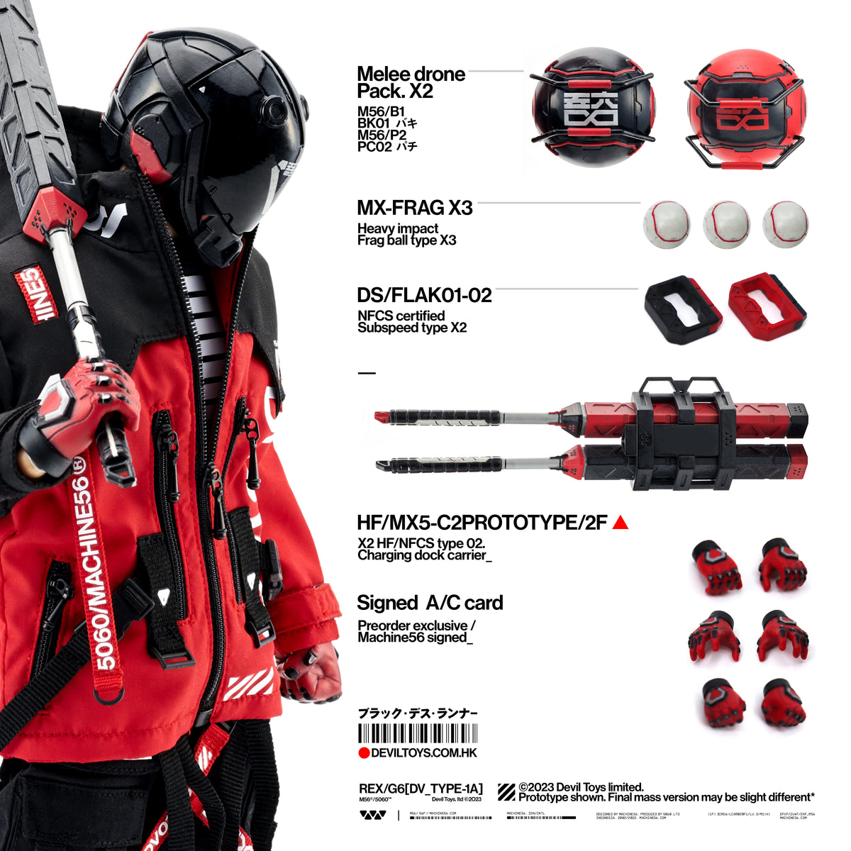 REX/G6[DV_TYPE-1A] 1/6 collectible Figure by Machine56 x Devil Toys