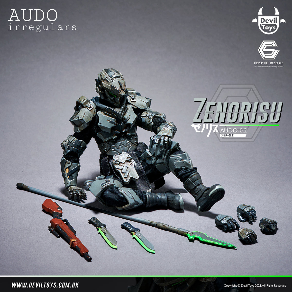 [AUDOirregulars] --"Zenorisu" 1:12 collectible Figure by Devil Toys